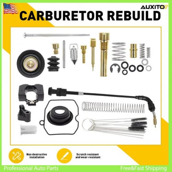 Carburetor Kit Rebuild Choke Cable For 1988-2003 Harley-Davidson Hugger 883
