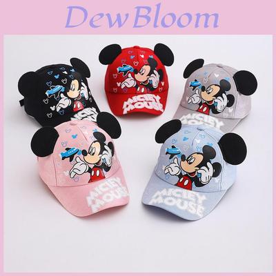 Cartoon Mickey Mouse Kinder Baseballpet Met Ademend Polyester Voor Zomer Buitenspelen