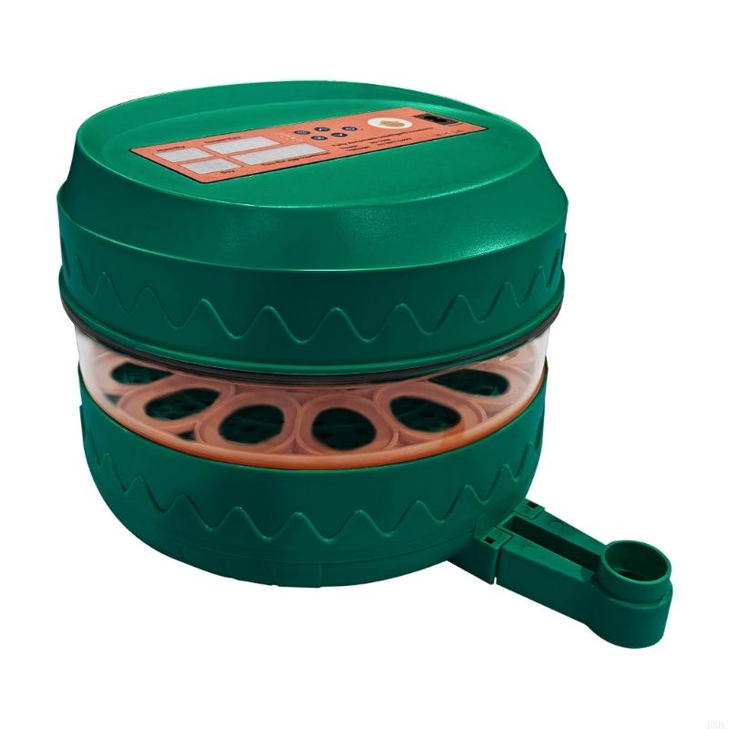 

Eggs Incubator For Small Scale Eggs Hatching Automatic Eggs Turner for Home Use зелёный