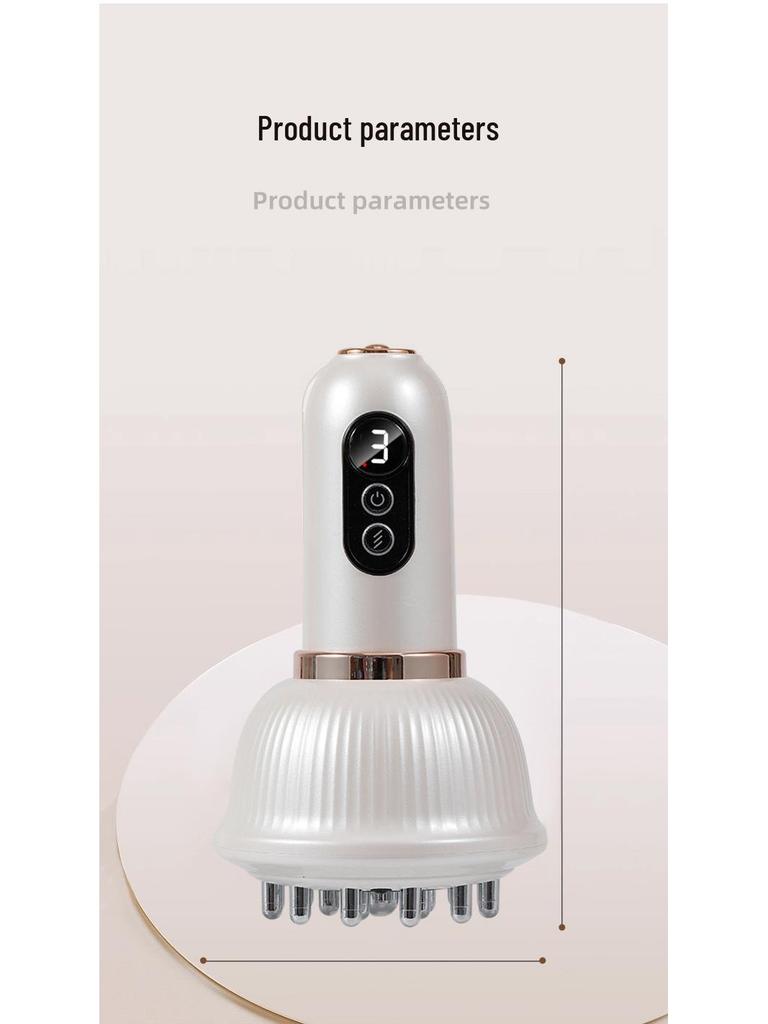 Wireless Heating Slimming Belly Massager with Full Body Vibration and Meridian Dredging Electric Brush