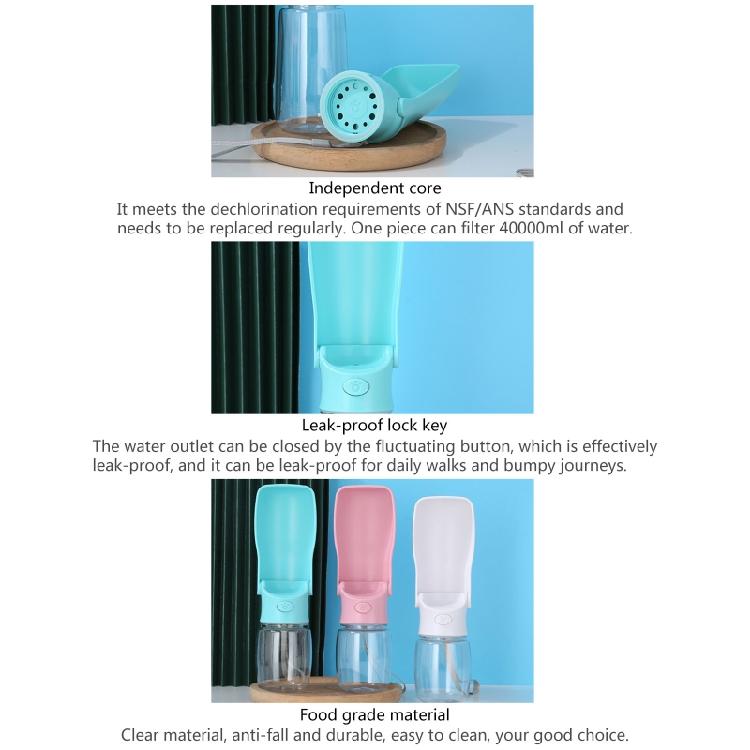 Portable Puppy Water Dispenser with Drinking Feeder for Pets Outdoor Walking