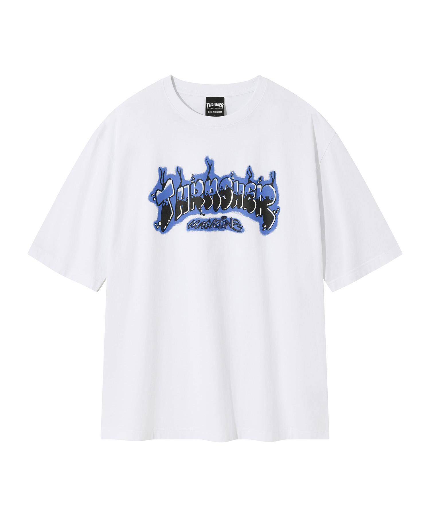 Treasure Bubble Melting Graphic Short Sleeve T-Shirt White M