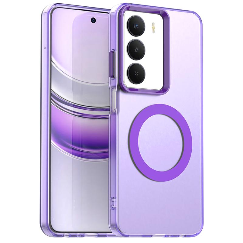 Transparent Case For Realme 14x Case For Realme 14x Magnetic Adsorption Wireless Charge Back Cover For Realme 14x Case 6.67 inch
