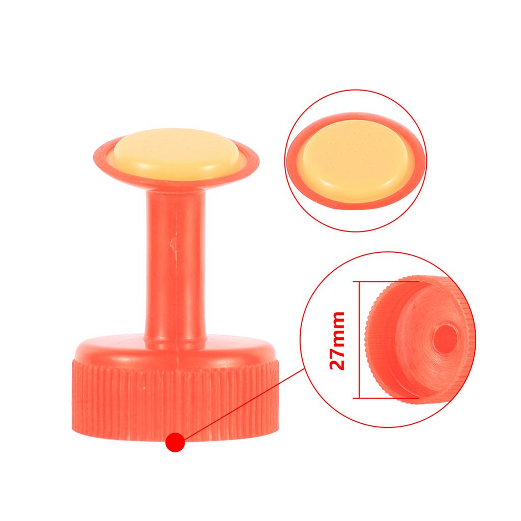 Bottle Cap Sprinklers Double-Headed Sunflower Watering Sprayers Drink Bottle Water Pots For Seedling Irrigation Gardening Tools
