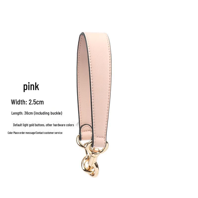 Black PU Handbag Replacement Strap: Women's Underarm Bag, Short Single Shoulder Handle, Trendy Plain Design