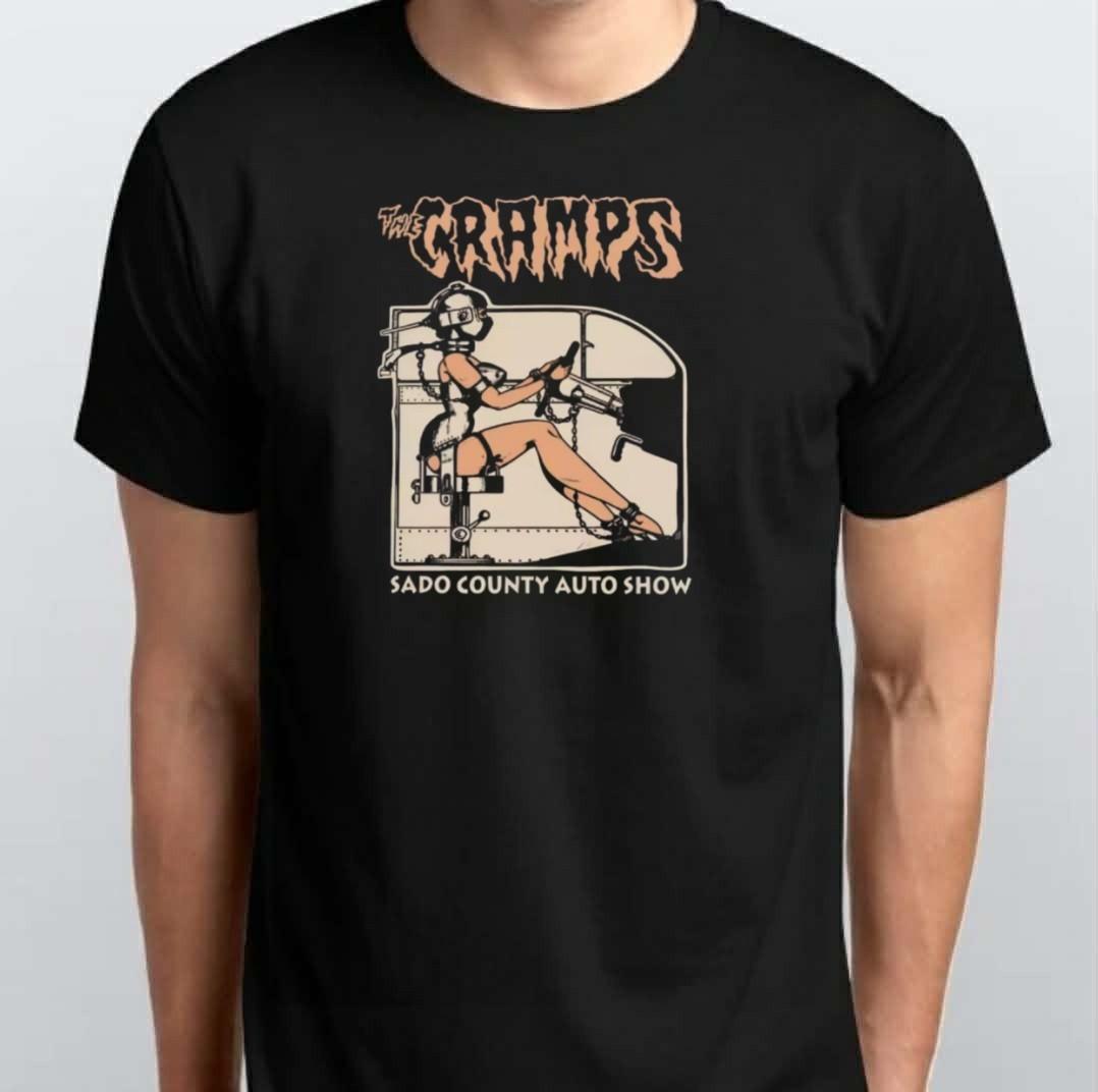 The Cramps Psychobilly Music Graphic T-SHIRT Black L