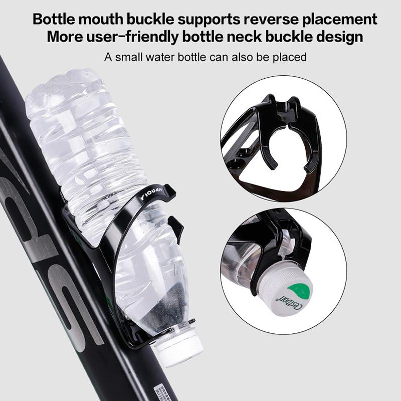 1Pc Road Bike Bottle Cage Water Bottle Holder Socket Holder Bottle Holder Cage Bicycle Bottle Racknylon Plastic