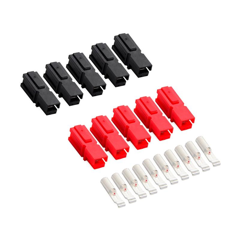 NEW-30 Pairs 30A Amp 600V Power Marine Connector Pole Red Black For Anderson Powerpole