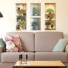 Creative Simulation Shelving, Background Decoration Stickers for The Living Room Entrance