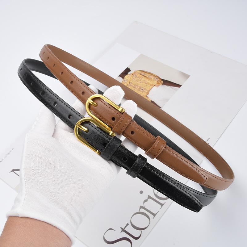 Retro Women's Belt, Thin Belt, Girls' Decoration, Versatile Jeans, Women's Ins Trendy Belt