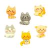 Cartoon Cat Resin DIY Accessories: Hair Clip, Keychain, Phone Case, Magnet, Shoe Buckle, Ornament