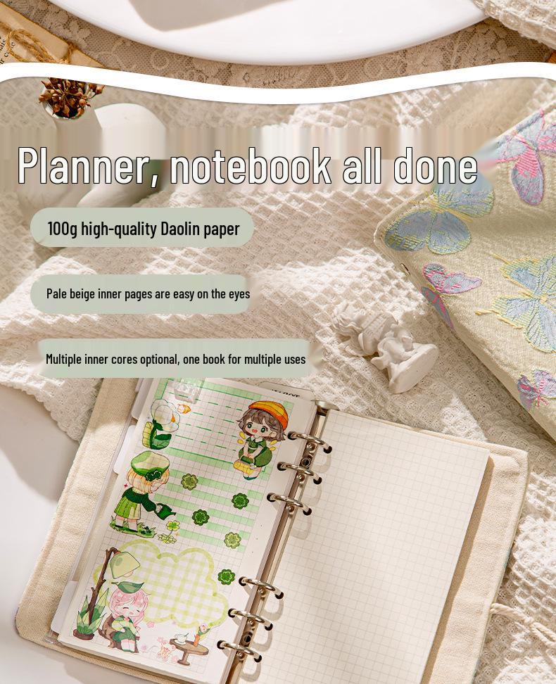Mao Yun Removable High-Value Cute Loose-Leaf Notebook for Girls