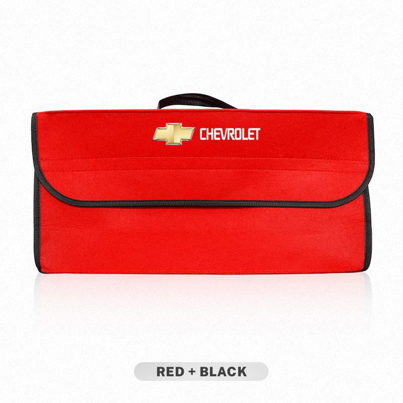 

Keychain Car Logo Large Space Foldable Storage Box Car Trunk Travel Bag For Chevrolet Lanos Corsa Aveo Volt Camaro Matiz Onix SS красный