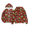 Children Girls And Boys Fashion Jacket Casual Printed Long-sleeved Hooded Cardigan Sweatshirts