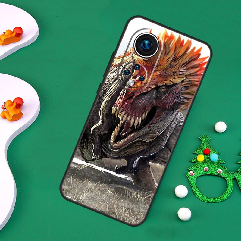 Dinosaur Case For Honor Magic 7 Lite 6 5 50 70 90 200 Pro X9a X8a X8b X7a X6a X8 X9 X9c X9b Cover