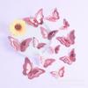 12 Pcs 3D Butterfly Wall Sticker Hollow Butterfly Removable Wall Mural Art for DIY Crafts Birthday Party Celebration