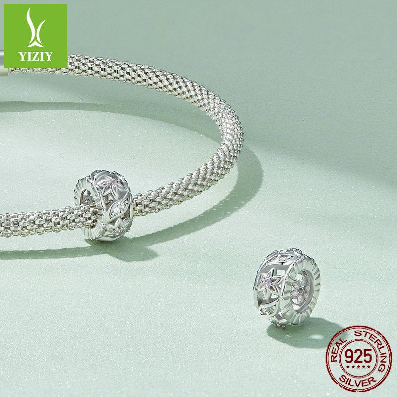 Blumen Rokoko Wind Perlen, Exquisit, Klein Und Elegant S925 Silber Armbandperlen Bsc741