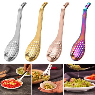 Slotted Spoon Food Grade Smooth Polished Heat Resistant No Demation Filter Egg Yolk Caviar