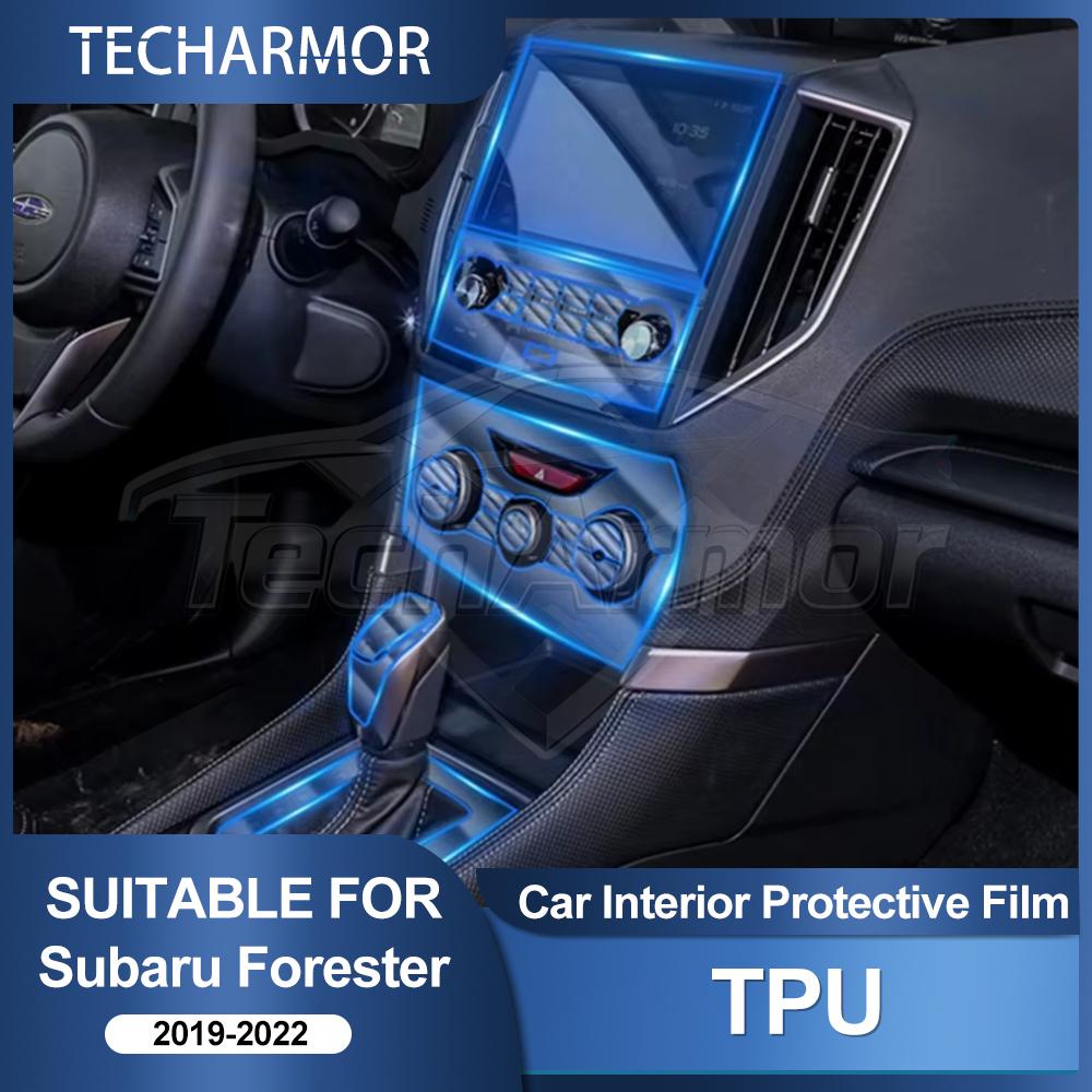 TPU Schutzfolie für Subaru Forester 2019-2022 Innenraum Kratzfest Transparentes Aufkleber