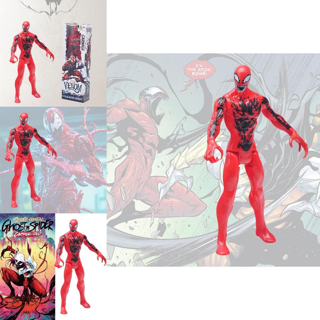Marvel Venom Spider-man Masacre Figura de Acción Articulada de 12 pulgadas Juguete Regalo