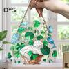 Colorful Cat Window Hanging Decoration Front Door Wall Hanging Acrylic Kitten Animal Ornament Pendant Christmas Festival Gift