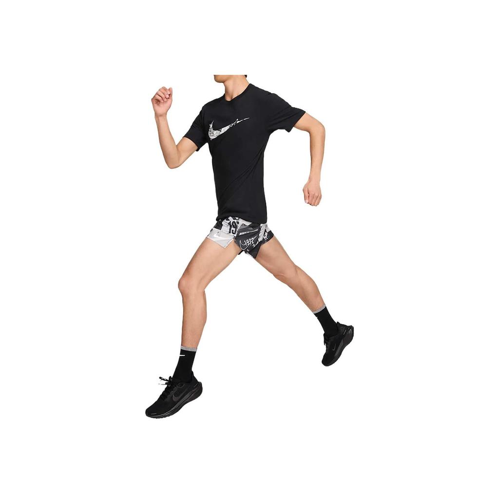 Nike SS25 Dri-FIT Round Neck Comfortable Casual Short Sleeve T-Shirt Men tops Black HJ3660-010