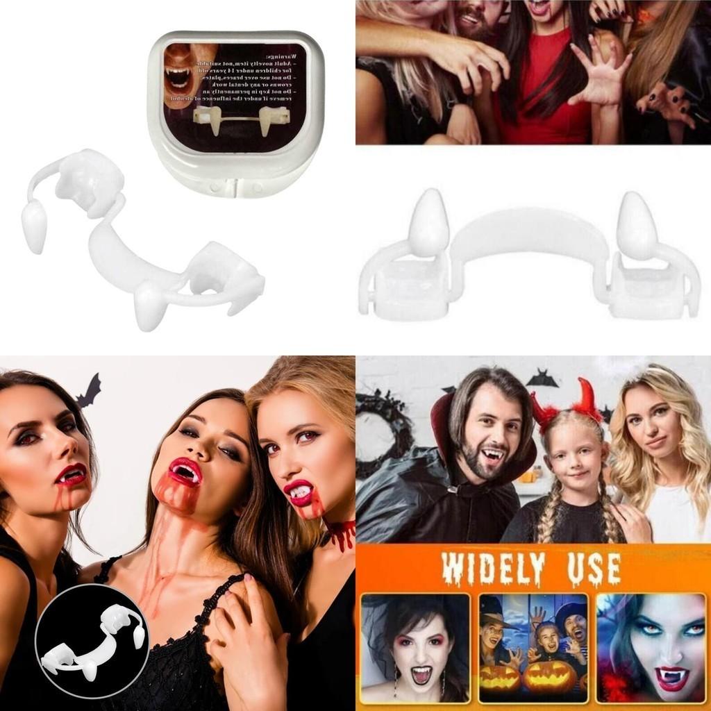 Halloween Vampirzähne Zähne Realistisch Und Wiederverwendbar Mit Aufbewahrungsbox