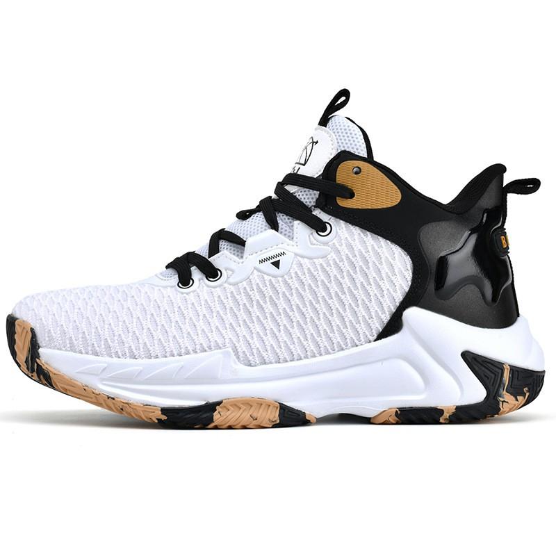 Mens Wide Fit Basketball Shoes Mid-Cut Breathable Mesh Rubber Sole Anti-Slip Durable Indoor Outdoor Court