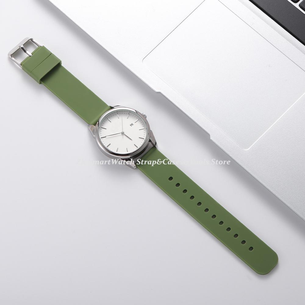 Quick Release Silicone Watch Strap 20mm 22mm Band Soft Waterproof Wristband for Huawei Gt3/GT5 Watchband for Smartwatch Watches