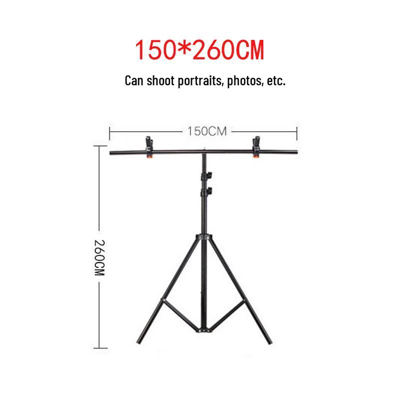T-Shaped Bracket Background Stand for Photography and Live Broadcast