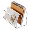 Acrylic Mail Sorter Transparent Mail File Organizer Clear Desktop Letter Holder  Desk Storage