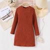 2025 Fall/Winter Slimming European & American Girls' Warm Dress