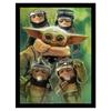 Star Wars The Mandalorian Anzellan Droidsmiths Grogu Framed Poster