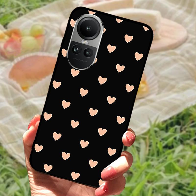 Para OPPO Reno 10 5G Reno 10 Pro 5G Capa de Celular Cool Fashion Capa de Celular Macia de Silicone Carcaças Para-choque Para Reno10 Reno10 Pro 5G Funda