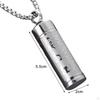 Urn Necklace Cremation Jewelry Keepsake Fashion Lockets Creative Gift Charms Cylinder Men
