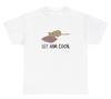 Let Him Cook T Shirt Funny Sarcastic Cat Making Biscuits Chef Animal Lover Tee