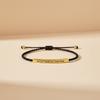Hot Sale Spanish Dios Tiene El Control Inspirational Bracelet Colorful Braided Rope Bracelet with Encouragement Card