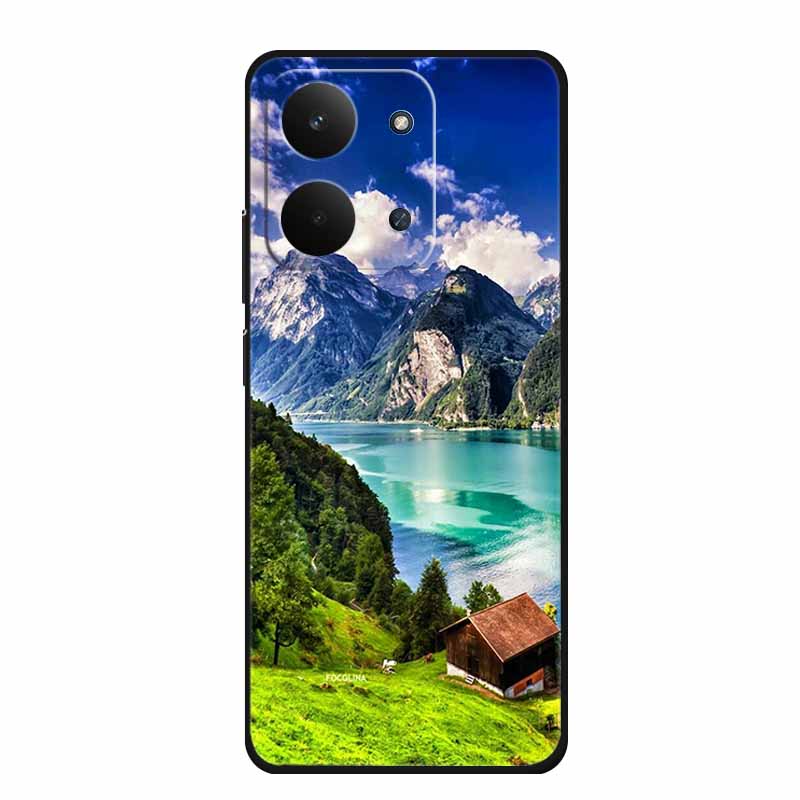 Phone Case For Xiaomi Redmi 15C 4G Back Cover Case Redmi15C 6.9" Black Silicone Soft TPU Funda For Redmi 15C Case Coque Capa Bag