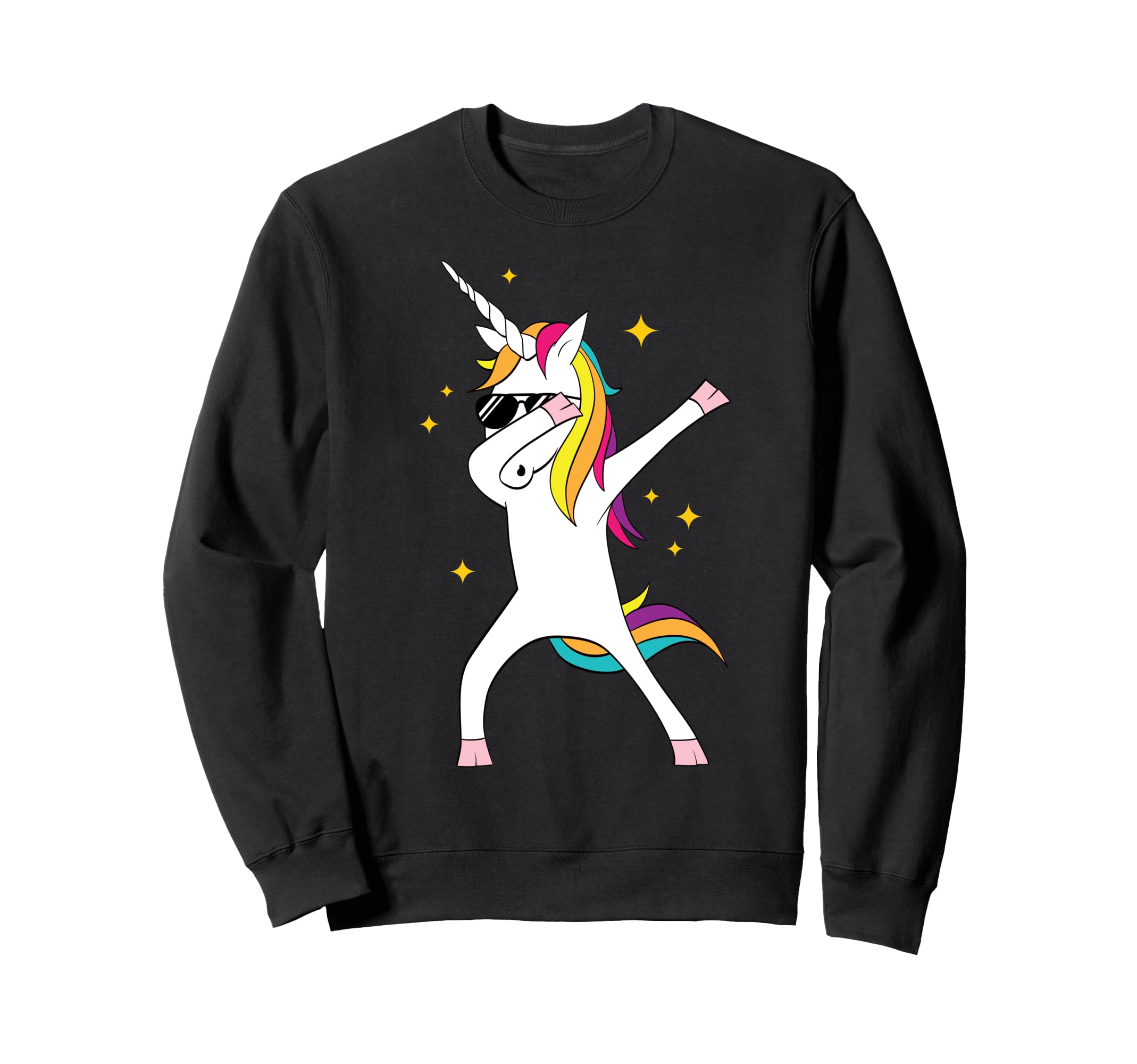 

Dancing unicorn, cool unicorn sunglasses, dancing design. Sweatshirt