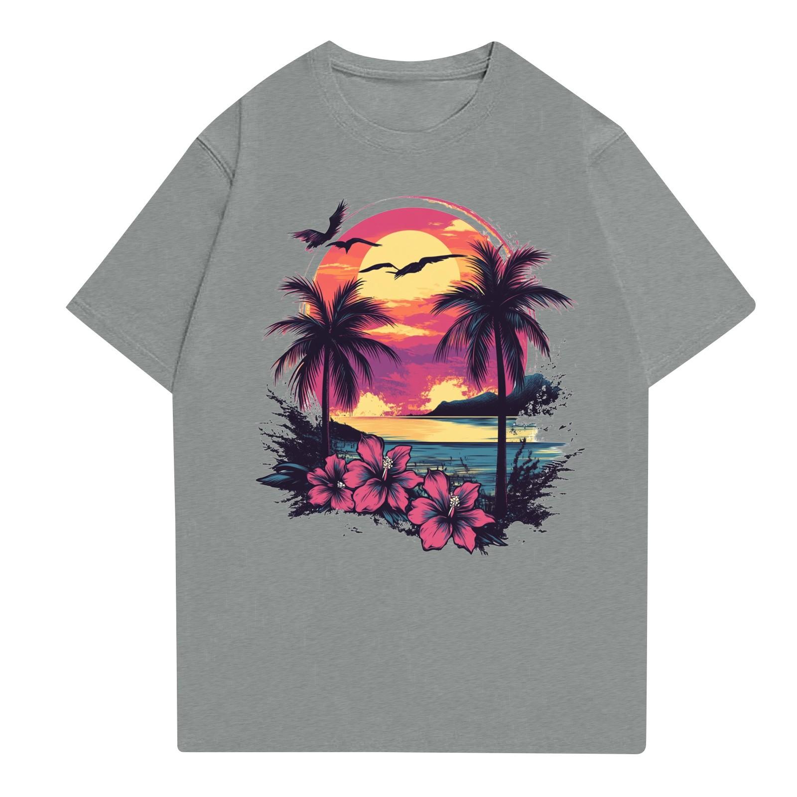 Женская повседневная футболка с круглым вырезом и короткими рукавами с принтом XXXXL