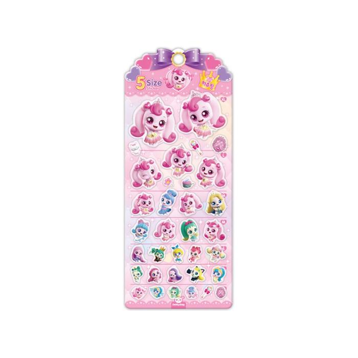 Made In Korea, KC Certified-  Princess Catch! Teenieping Areumping 5-Size Sticker (6 Options)