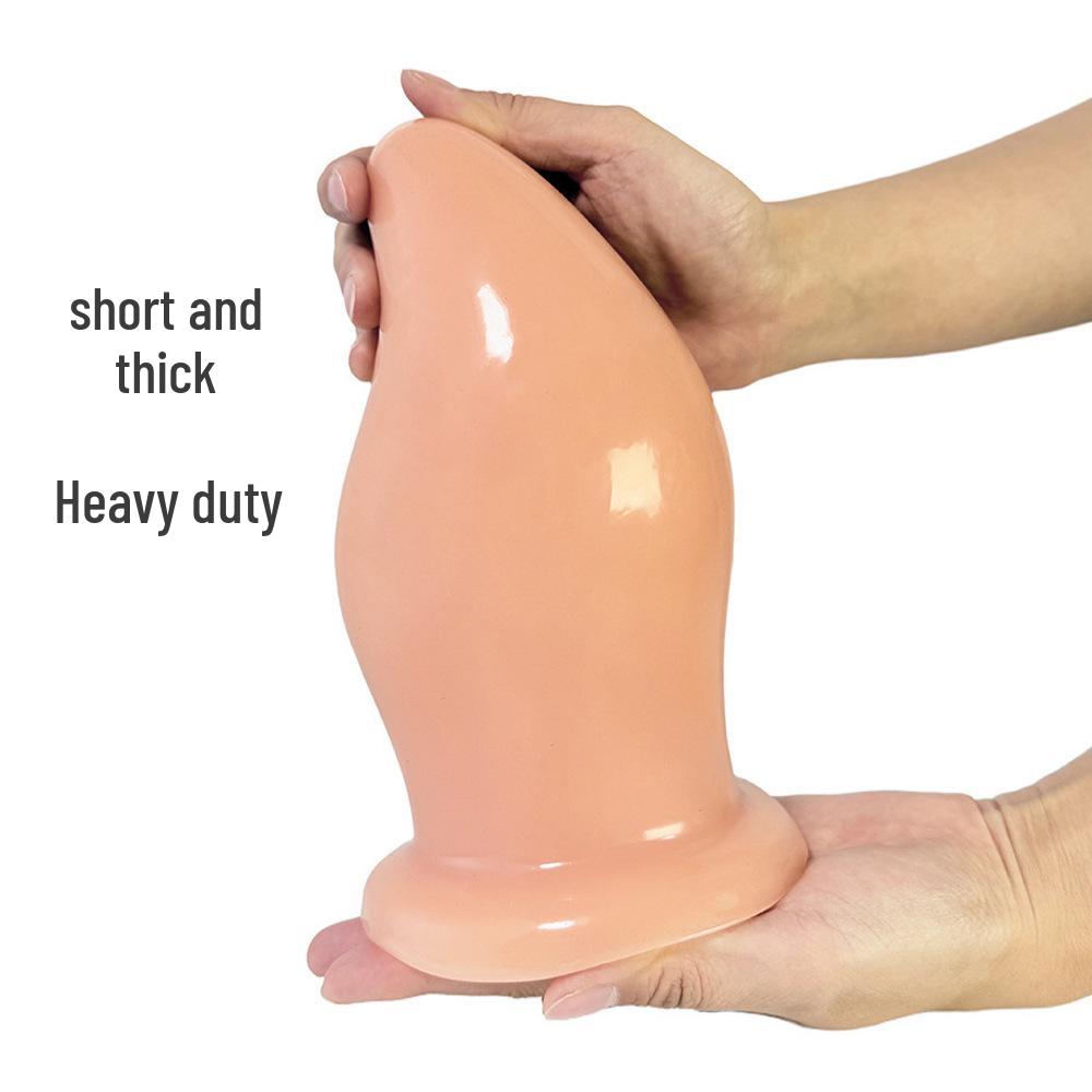 Heavy Duty Short Thick Anal Plug - Large Stimulator for Men & Women
