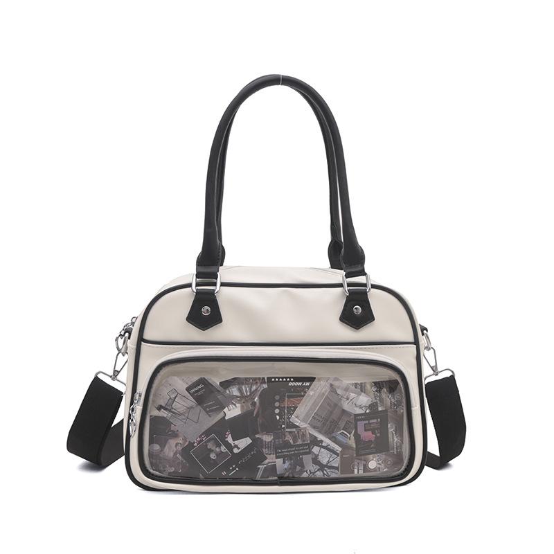 New Original Design Y2K Spicy Girl Ita Bag Large Capacity Commuting Diagonal Cross Bag, Cute Ulzzang Single Shoulder Handbag