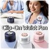 Bladeless Personal Cooling Clip Fan Rotatable Handheld Air Cooler  Indoor Outdoor Use