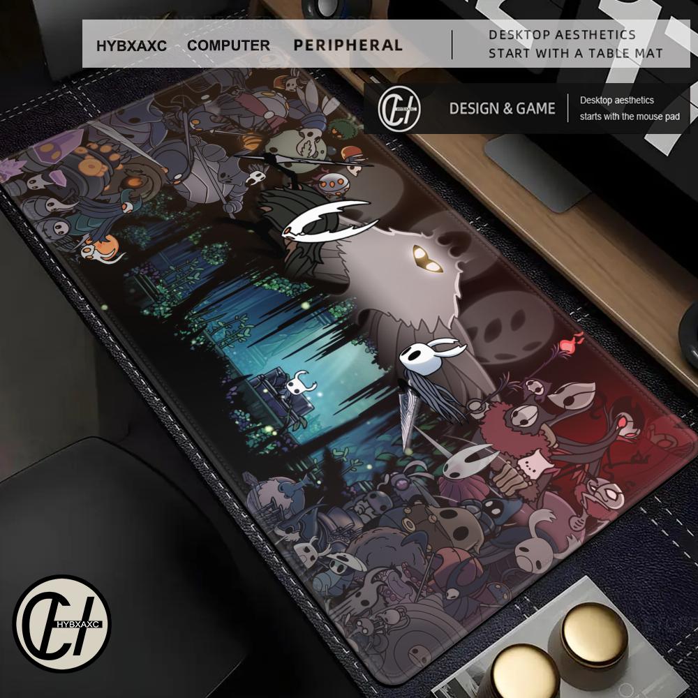 Tappetino Mouse Hollow Knight Grande Deskmat per Computer Mousepad XXL Tappetino Tastiera Esteso Tappeto da Tavolo Tappeto in Gomma XXL
