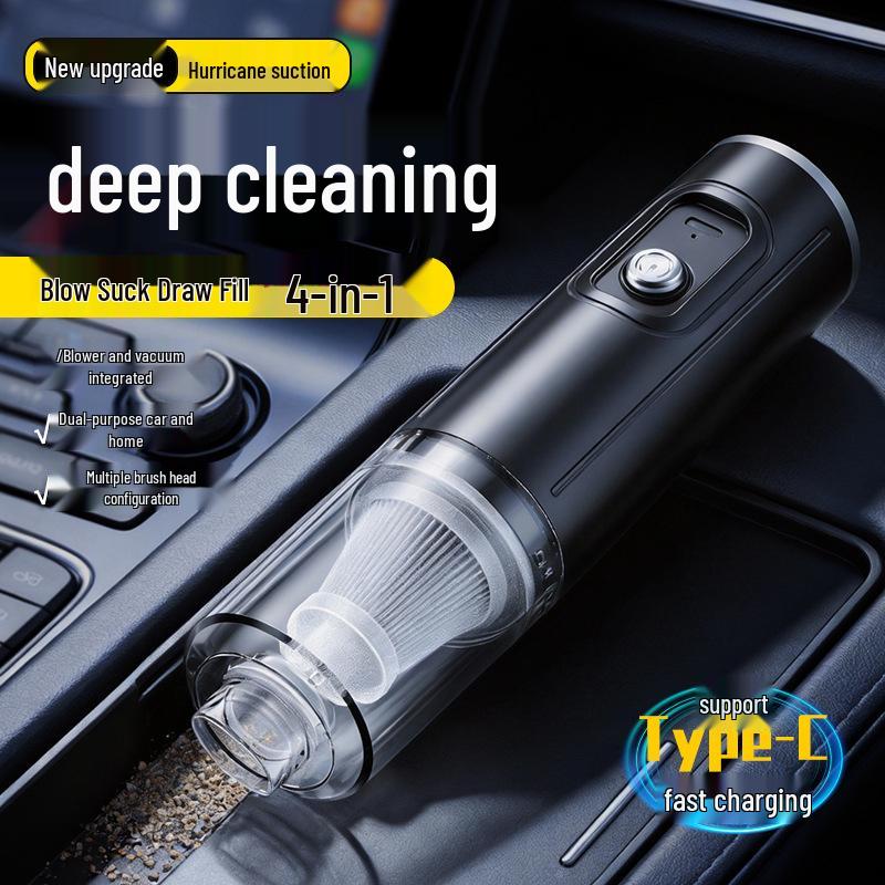 Wireless Handheld Car Vacuum Cleaner - Powerful Suction, Compact for Car Interiors Portable Upright Vacuum Cleaner