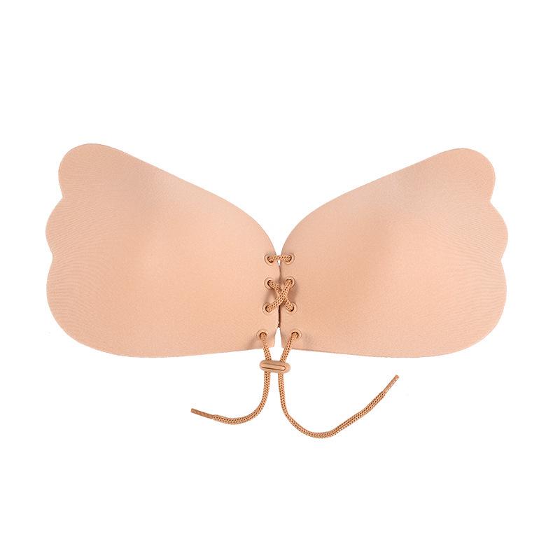 Winged Silicone Nipple Covers Push-up Invisible Bra for Wedding Dress