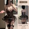 Erotic Underwear, sexy halter nightdress, Hot Lace Seductive Lace-up, Cut-out uniforms, pajamas wholesale 8243