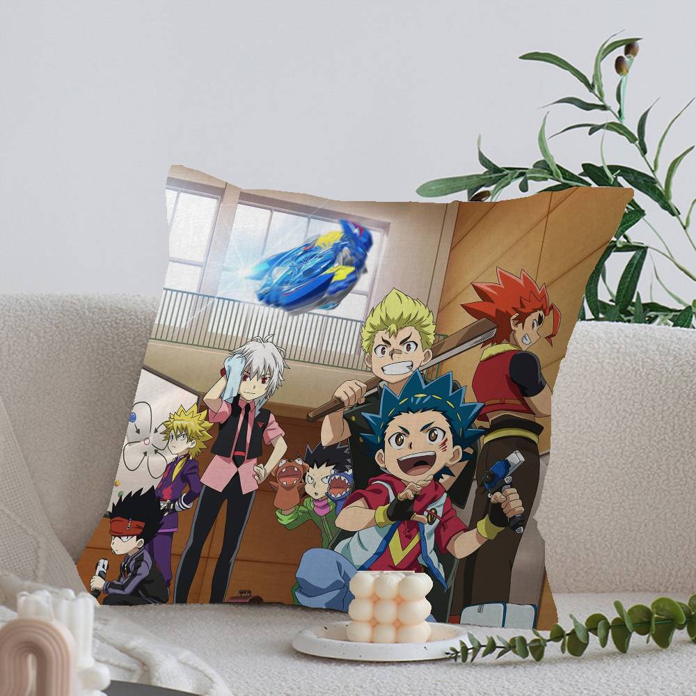

Japanese Anime B-Beyblade Personalized Pillow Dust Cover Bedroom Kids Party Decoration Pillowcase Birthday Children Gift 12x12Inch