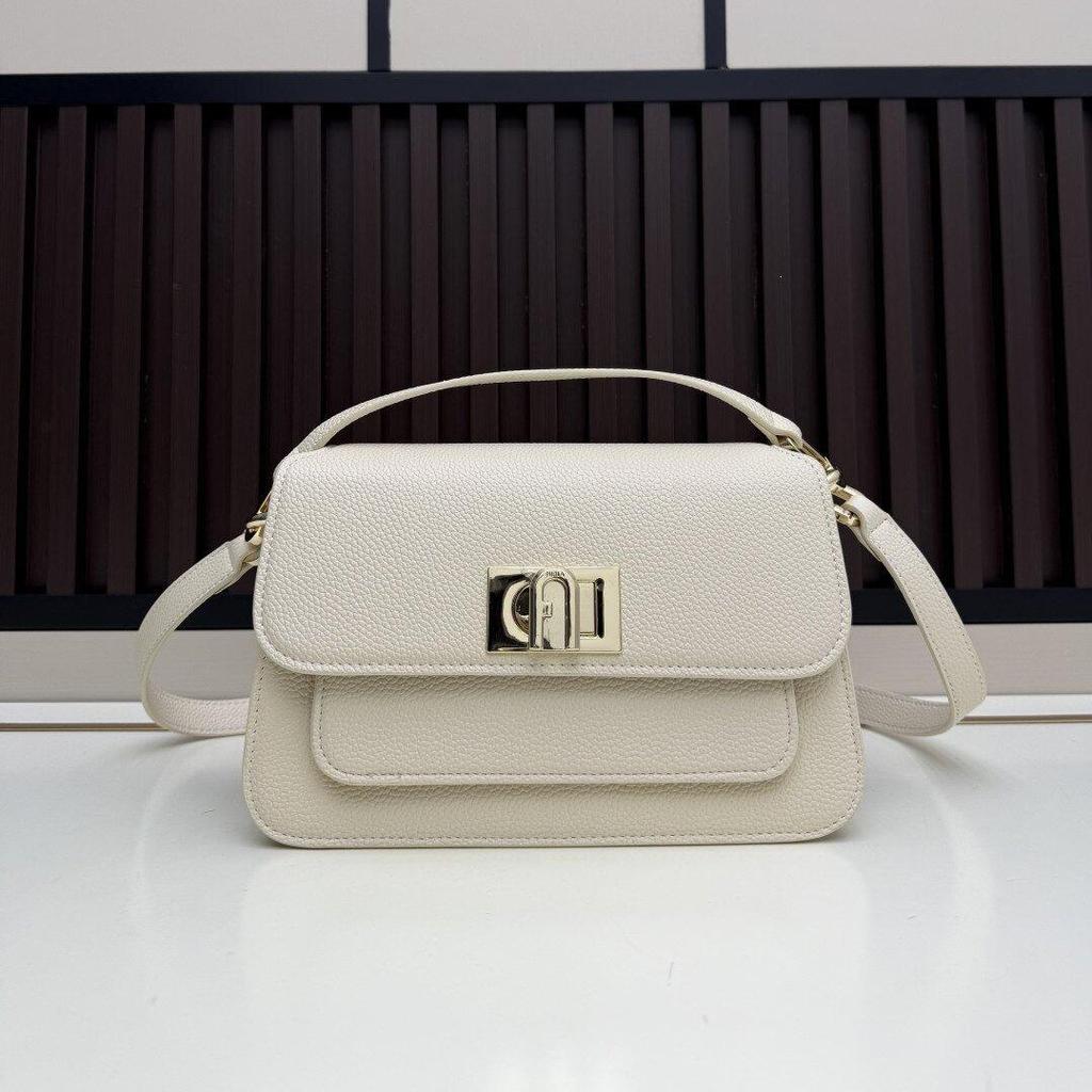 Fu*la Women's 2026 Fashionable Simple Square Crossbody Shoulder Bag
